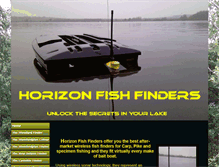Tablet Screenshot of horizonfishfinders.com